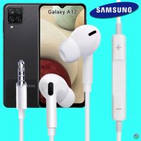 หูฟัง สมอลทอล์ค Samsung (ซัมซุง) 3.5 mm Aux In-Ear Galaxy A12 และทุกรุ่น อินเอียร์ เสียงดี เบสนุ่มหนัก ปุ่มเล่น-หยุด-เลื่อนเพลง- ปรับระดับเสียง