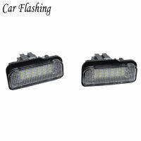 [2]Canbus ไฟส่องป้ายทะเบียน LED สีขาวสำหรับ Benz E-Class S211 CLS-Class W219 C-Class S203 SLK-Class R171[2]