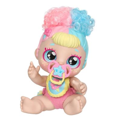 Healing system genuine expensive cotton candy scented doll shiny big eyes soft cute play house toy with pacifier