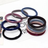 Korean Style Flocking Hair Rings Women Solid Simple Holder tail Holder Hair Bands Girls Daily Basic Headbands Hair Accessories