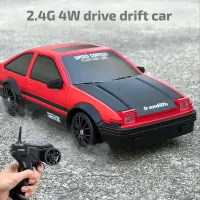 (ร้อน) 2.4กรัม15กิโลเมตรชั่วโมงดริฟท์รถ RC AE86 GTR รุ่น4WD ความเร็วสูง RC รถแข่งรถควบคุมระยะไกลยานพาหนะของเล่นสำหรับเด็กของขวัญวันเกิด