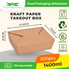 1000ml Clear Rectangle Microwavable Container with Lid 300pcs per Cart –  Dragonfly Packaging