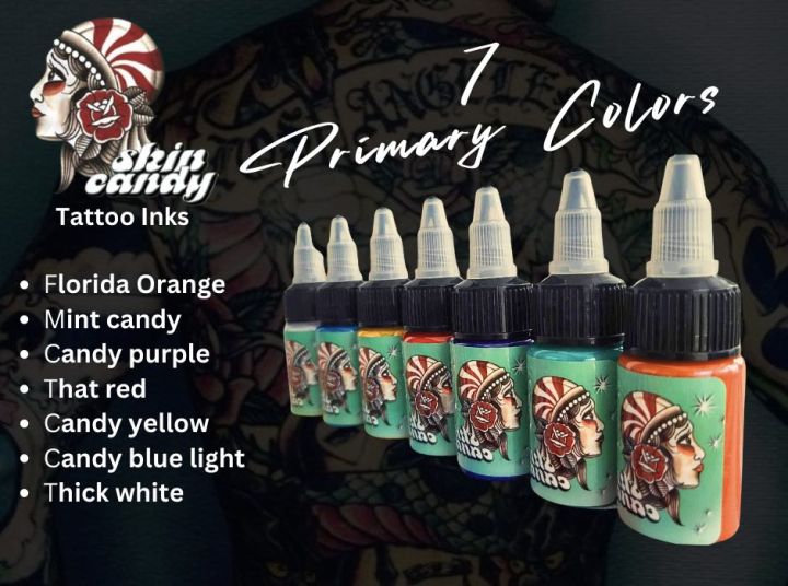 Bloodline 14 Color Starter Kit  Skin Candy Tattoo Ink  Painful Pleasures