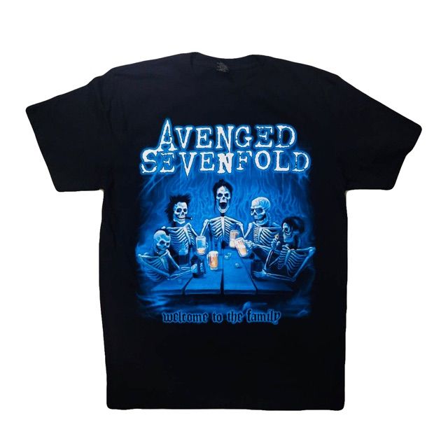 2023-เสื้อวง-avenged-sevenfold-a7x-เสื้อยืดวงร็อค-a7x-avenged-sevenfold-เสื้อยืด