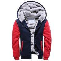 ♂ AliExpress Tongguang รุ่นผู้ชายฤดูหนาวขนแกะหนาเสื้อกันหนาวเยาวชน hoodie hooded cardigan jacket