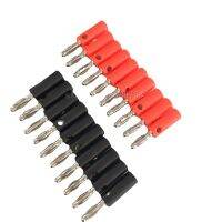 10pairs 4mm Adapter Wire Cable Audio Speaker Banana Plugs Connector Black Red