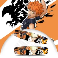 Hinata Shoyo Women Hand Bracelet Men Haikyuu Volleyball Japanese Anime Accessories Manga Bangles Jewelry Cartoon Wristband Gift