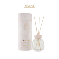 Divana Room Fragrance Quartz Of Life Pink Ruby Lotus 200 ml.ก้านไม้หอม เครื่องหอม น้ำหอมปรับอากาศ กลิ่นดอกบัวทับทิม น้ํามันหอมระเหย น้ำหอมปรับอากาศ หินมงคล