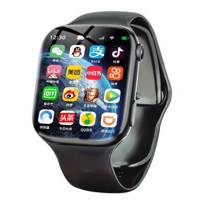 【Hot seller】 5G smart watch school can plug card free download black technology multifunctional childrens phone