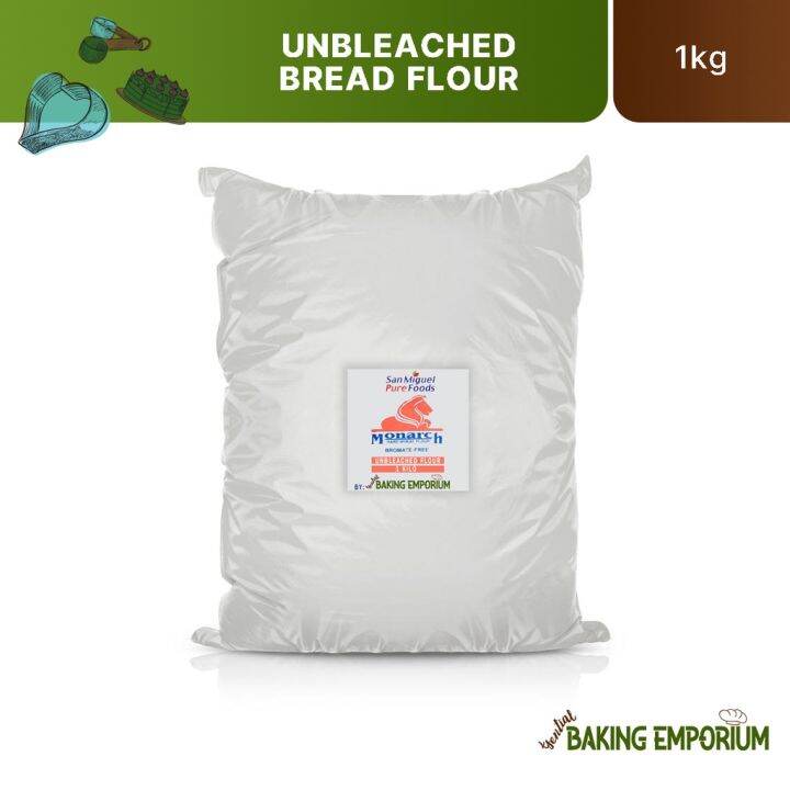 Xsential Monarch Unbleached Bread Flour Hard Flour 1KG Lazada PH