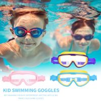 Kid Swimming Goggles Children HD Transparent Large Frame Waterproof Anti fog Anti UV Big Frame Child Diving Glasses