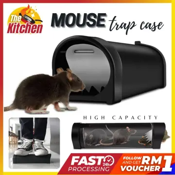 1/2Pcs Smart Self-locking Reusable Mouse Trap No Kill Rats Cage