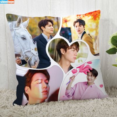 Custom Pillow Cases Lee Min Ho Square Pillowcase Movie Star Zippered Pillow Cover 40X40cm45X45cm(One Side)