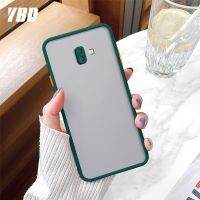 เคส YBD สำหรับ Samsung Galaxy J8 2018 J2 J5 J7 Prime J4 Plus J6 Plus บวกกับกันชนเคสกันกระแทกเลนส์กล้องถ่ายรูปกันกระแทกเคสโทรศัพท์แบบแข็งฝาหลังด้าน