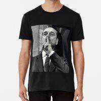 เสื้อยืดผ้าฝ้ายJacques Chirac - Shh! T เสื้อ Hush Chirac Jacques Chirac นโยบายความเป็นส่วนตัวภาษาฝรั่งเศสคำนักการเมืองประธานาธิบดีขวา Rpr ผู้ชายเสื้อผ้า Camisetas