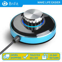 Brifit ตัวรับสัญญาณ Bluetooth 5.0 รถยนต์อะแดปเตอร์บลูทูธกับไมโครโฟนซีวีซีลดเสียงเทคโนโลยี 3.5mm ปลั๊กเสียงสำหรับรถยนต์เครื่องเสียงและคอมพิวเตอร์