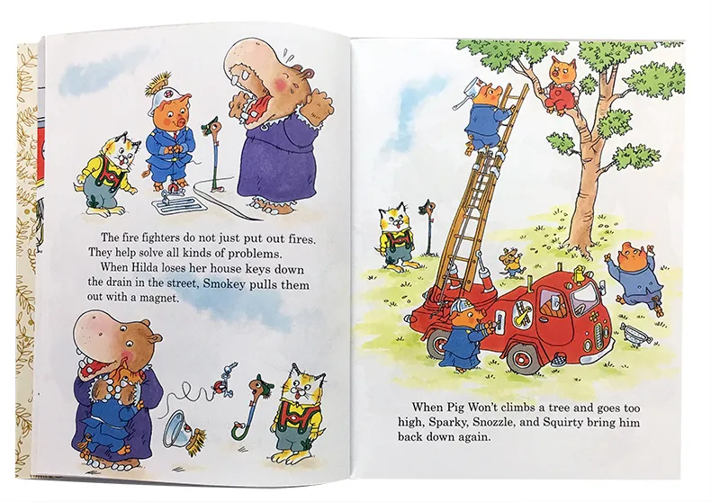 Milumilu Richard Scarry's Busiest Firefighters Ever Original