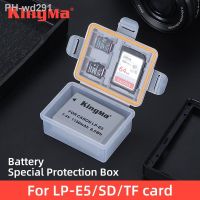 KingMa LP-E5 LPE5 Battery Plastic Case Holder Battery Storage Box For Canon EOS 450D 500D 1000D 2000D KISSX3 LP E5 Battery