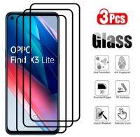 [CNIU digital accessories] 3PCS Full Cover กระจกนิรภัยสำหรับ OPPO ค้นหา X3 Lite K9 Pro A11K A12 A12e K9s K9x Reno 5 6 7 SE Z F K 5G Screen Protector