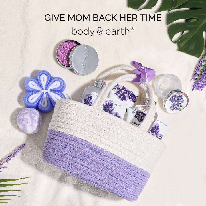 [12.12 & Christmas Limited] Gift Body & Earth Lavender Bath Spa Gift