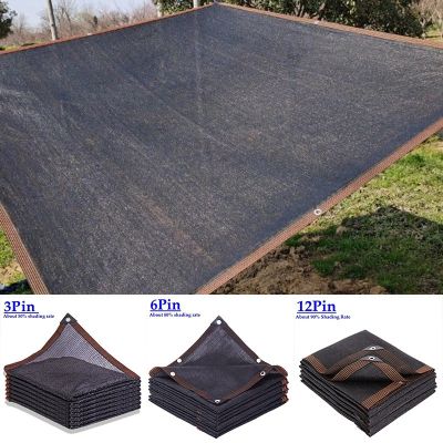 Customize 3612Pin Black Sunshade Net Garden Succulents Plants Sun Shelter Agriculture Greenhouse Cover Swimming Pool Shade Net