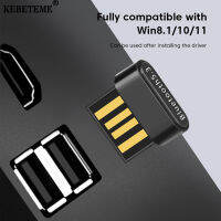 KEBETEME BT5.3ตัวแปลงบลูทูธมินิ USB ไร้สายเครื่องรับส่งสัญญาณแล็ปท็อปสำหรับคอมพิวเตอร์พีซี