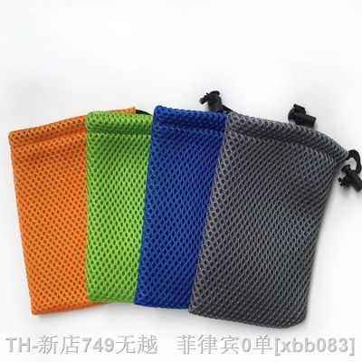 【CW】❏☸卐  10pcs Mesh Drawstring Storage 9x13cm Purpose   Outdoor Activity for Digital Products