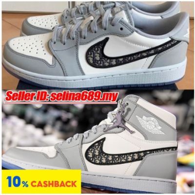 2023 รองเท้าบาสเกตบอลกีฬาลำลองสำหรับผู้ชายและผู้หญิงใหม่ JOR1 Retro High OG "Ice blue" "Grey" A-J1 รองเท้าบาสเก็ตบอล