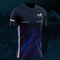 T SHIRT -  ผู้ชายฤดูร้อนเสื้อยืดใหม่ F1 ด้านบนพิมพ์ 3D รอบคอกีฬาลำลองเสื้อ ESports