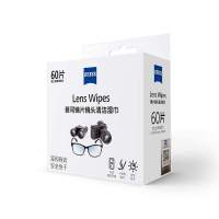 ZZOOI Zeiss Pre-moistened Lens Wipes Cleaning for Eyeglass Lenses Sunglasses Camera Lenses Cell Phone Laptop Lens Clothes 60ct Pack