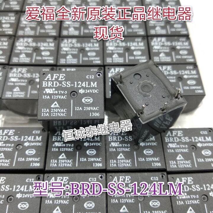 1ชิ้นค่ะ☇ ใหม่ BRD-SS-124LM 24VDC 4-Pin 12A 15A กลุ่มปกติเปิด Aifu รี ...