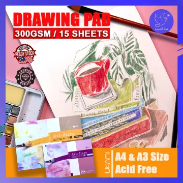 REEVES Drawing & Sketching Pad - A4 / A3 Size