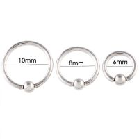 2Pcs Septum Hoop Ring Lip Ear Nose Eyebrow Universal Piercing CBR Steel