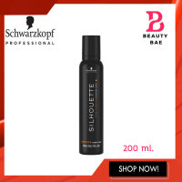 แท้/ถูก Schwarzkopf Silhouette Invisble Mousse ชวาสคอฟ ซีลูเอทท์ โฮล์ มูส 200มล.