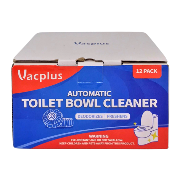 Vacplus Automatic Toilet Bowl Cleaner Deodorizes Freshens 12 Pack