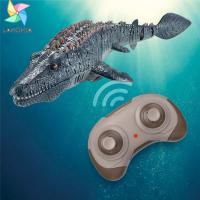 Lahemia Mosasaurs รีโมทคอนโทรลเรือมอเตอร์สำหรับเด็กสำหรับงานเลี้ยงสระว่ายน้ำ