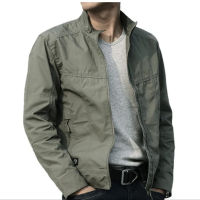 Mens Tactical Jackets Mens Casual Jacket Outerwear Slim Fat Multi Pockets Cotton jacket Men Clothing