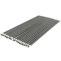 【YD】 SUS304 110V Straight Tubular Pipe Air Heating Element Electric Resistors for Oven 300W/400W/500W