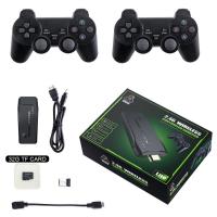 Video Game Console 64G Built-in 10000 Games Retro Handheld Game Console With Wireless Controller Video Games Stick For PS1