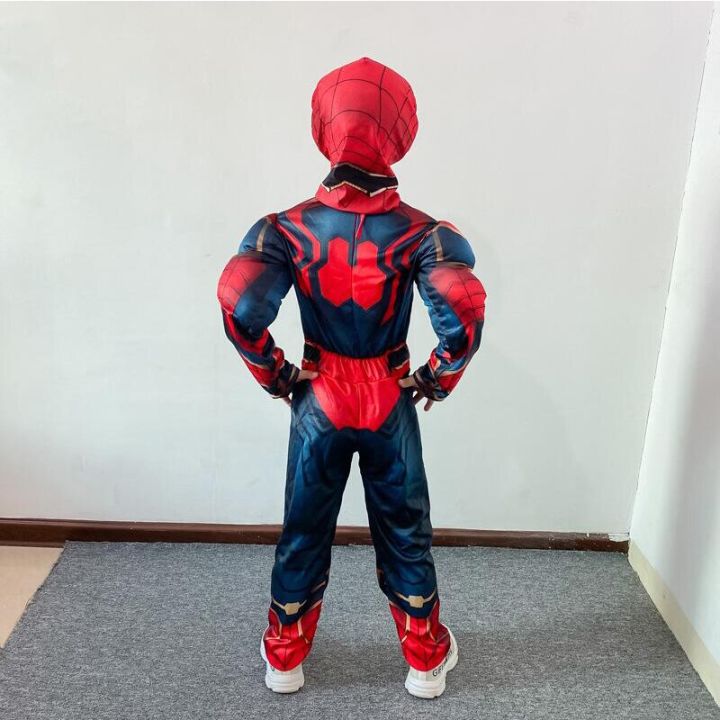 marvel-superhero-spider-man-captain-america-iron-man-thor-hulk-cosplay-costume-muscle-bodysuit-jumpsuit-for-kids-halloween-party