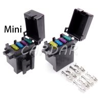 【DT】hot！ 1 Set 4 Way BX2047C-1 BX2047C-2 In-line InLine Fuse Holders Fuses Type Holder