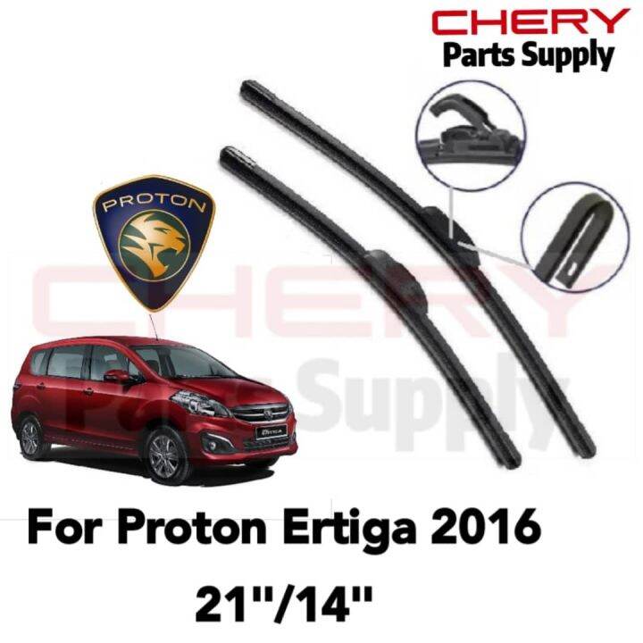 JAPAN Technology Silicone Wiper Murah Proton Ertiga 2016 21"/14" Front
