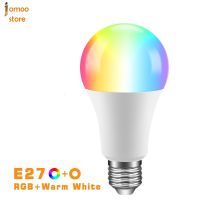 Jomoo อุปกรณ์ช่วยสั่งงานด้วยเสียงรองรับการควบคุมแอพนำสมัยด้วย WiFI RGB + หลอดไฟสีขาวใหม่มีการเชื่อมต่อโดยตรงจาก Google Home Alexa