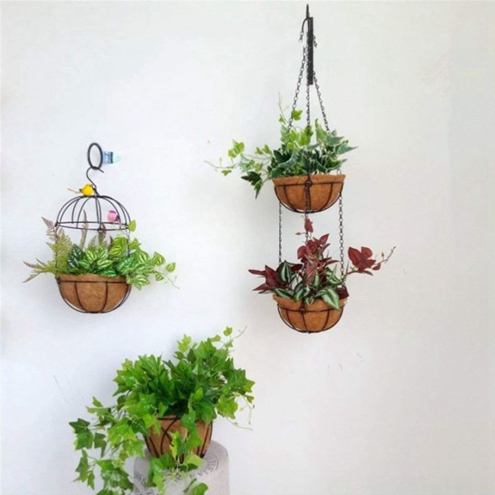 hanging-basket-for-plants-garden-flower-planter-with-chain-plant-pot-home-balcony-decoration-2-pcs-8-inch