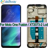 ❒❇❖ Tested 6.5 For Motorola One Fusion LCD xt2073-2 Display Touch Screen Digitizer Assembly with Frame For MOTO One Fusion Display