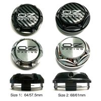 4pcs 64mm 68mm Wheel Center Caps Hub Cap Cover Black Chrome High Quanlity Wheel Exterior Decoration for OZ Wheel