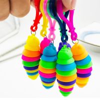 【CW】 5PCS Slug Snail Children Chain Stress Anti-Anxiety Squeeze Sensory Child Favor