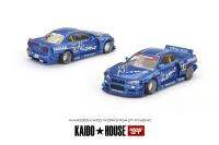 Kaido House MINIGT Nissan Skyline GT-R (R34) Kaido Works V3 KHMG055 Alloy Car Model Kids Xmas Gift Toys for Boys