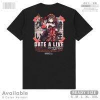 แขนสั้นโอเวอร์ไซส์เสื้อยืด ลายการ์ตูนอนิเมะ KURUMI TOKISAKI DATE A LIVE - Waifu สไตล์ญี่ปุ่น x A1325S-4XL  K150