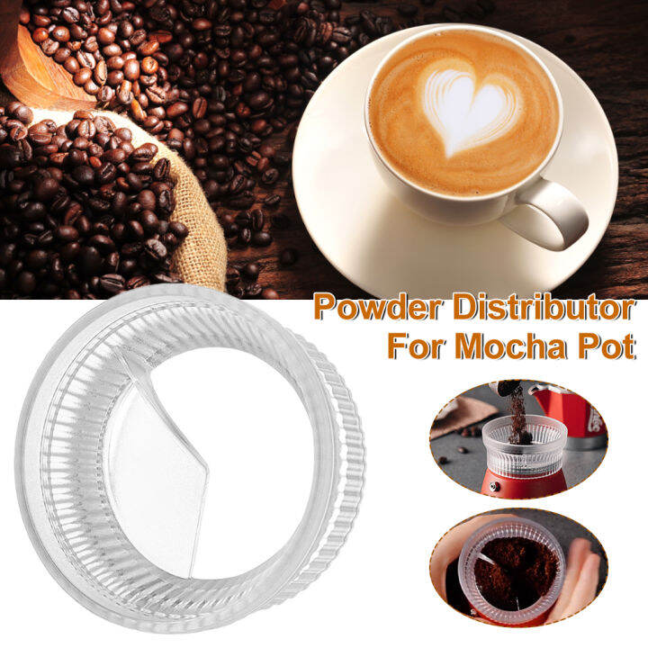 55MM Coffee Tamper for Moka Pot Rotary Powder Dosing Ring Coffee